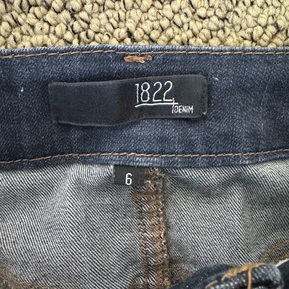1822 Denim Slim Skinny Ankle Blue Jeans US Women's 6 - Picture 4 of 7